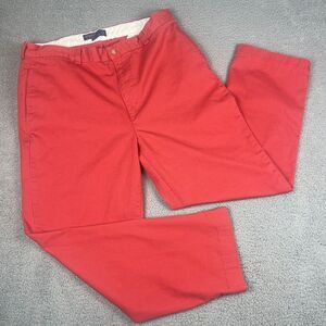 Vintage Polo Ralph Lauren‎ Philip Pants Mens 38x30 Salmon Pink Watermelon Preppy